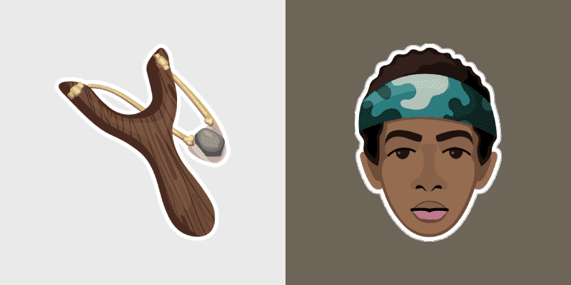 Custom Cursor Pack - Stranger Things Lucas Slingshot