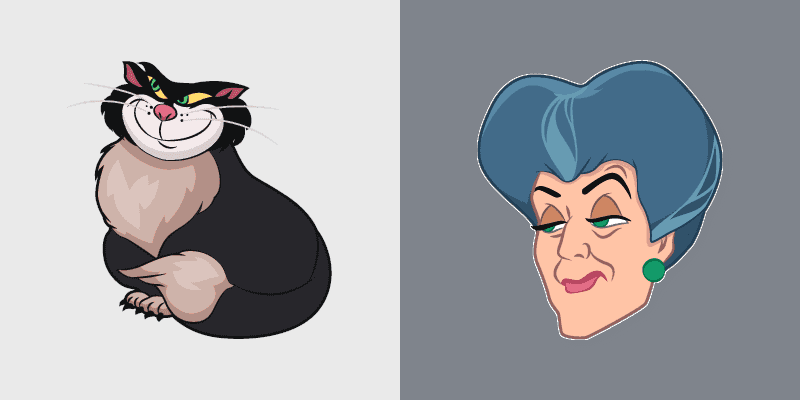 Cinderella & Lucifer Custom Cursor Pack