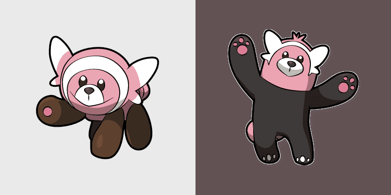 Cute Cursor Pack - Pokemon Stufful & Bewear