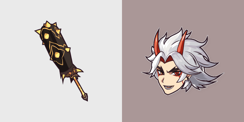 Cute Cursor Arataki Itto & Kanabou