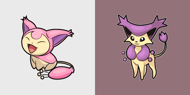 Cute Cursor Pack with Skitty and Delcatty