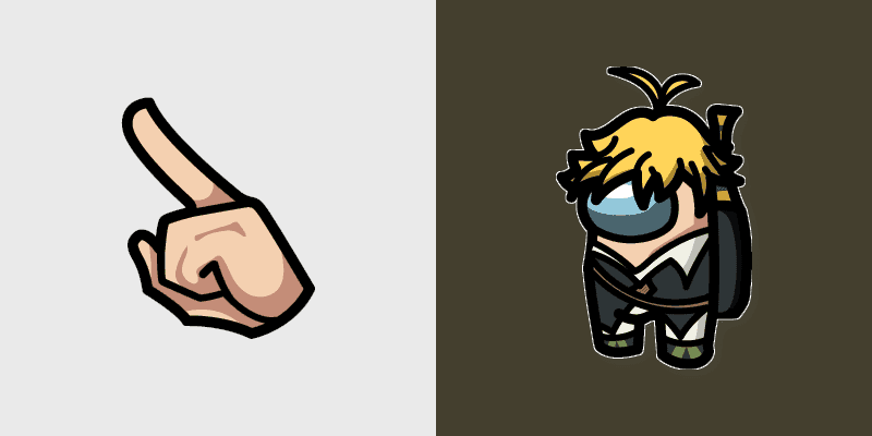 Custom Cursor Pack: Among Us & Meliodas Fusion
