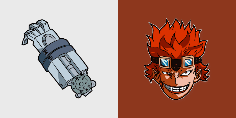 Custom Cursor Pack - One Piece Eustass Kid
