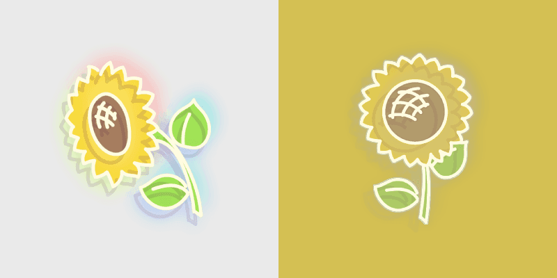 Cute Cursor Pack - Neon Sunflower