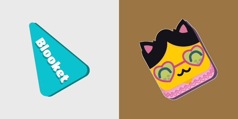 Cute Cursor Pack - Blooket Cat with Heart Glasses