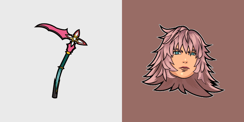 Marluxia Cute Cursor Pack - Kingdom Hearts