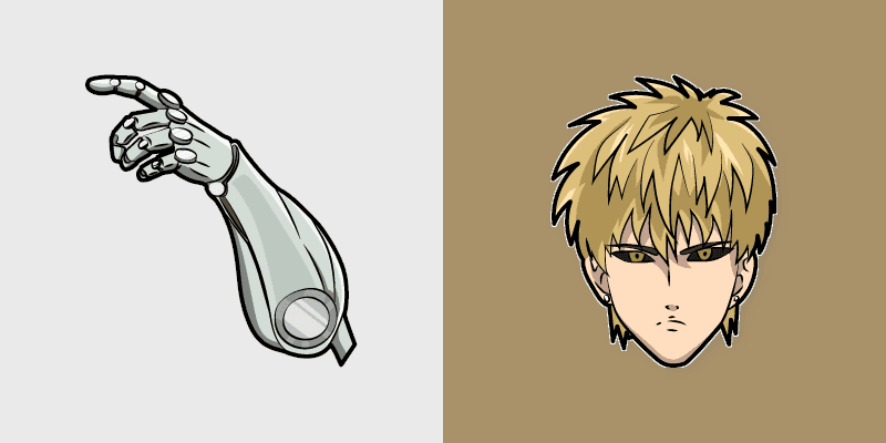 Custom Cursor - One Punch Man Genos
