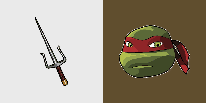 Custom Raphael Ninja Cursor Pack