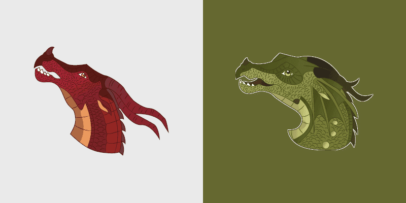 Wings of Fire Custom Cursor Pack