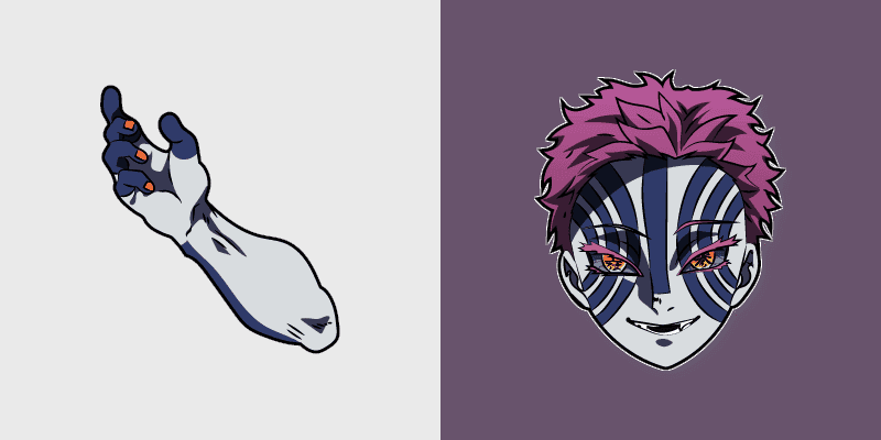 Custom Cursor Pack - Demon Slayer Akaza