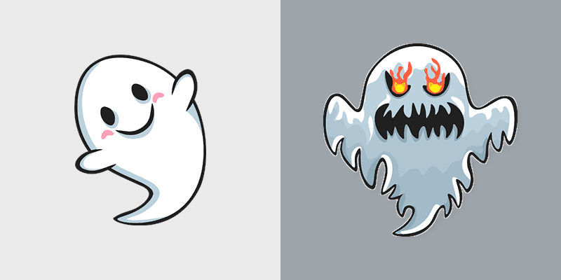 Cute Cursor Pack - Halloween Spooky Ghost