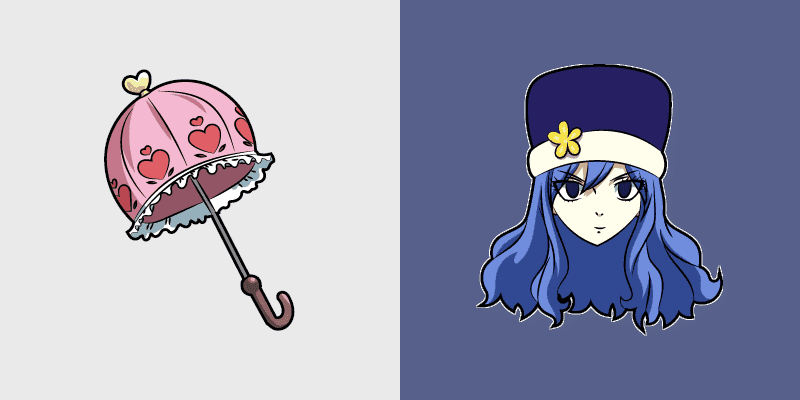 Juvia Lockser Water Mage Cursor Pack