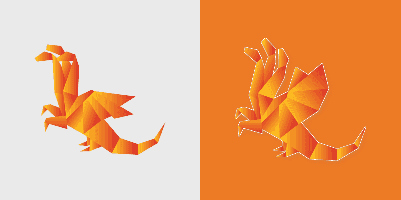 Origami Hydra Cute Mouse Cursor Pack