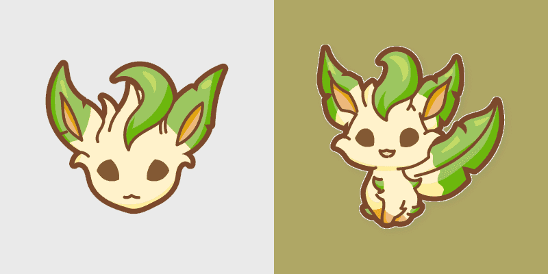 Enchanted Leafeon Cursor Pack