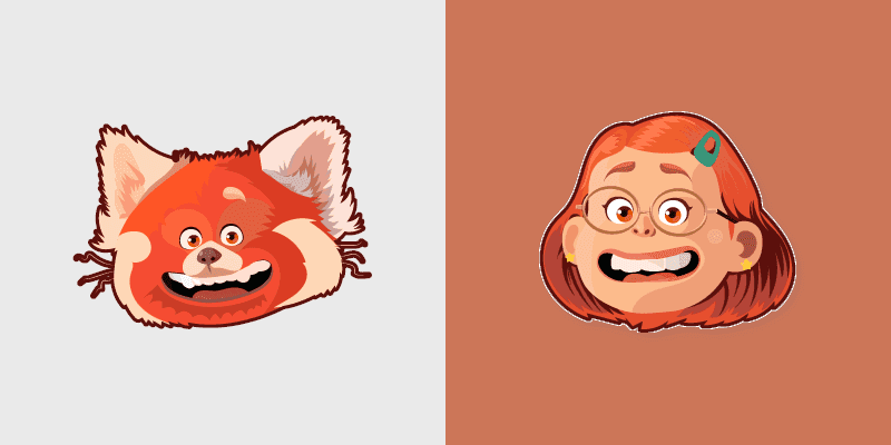 Cute Cursor Pack - Turning Red Mei Lee