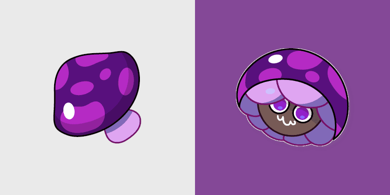 Cookie Run Poison Mushroom Custom Cursor