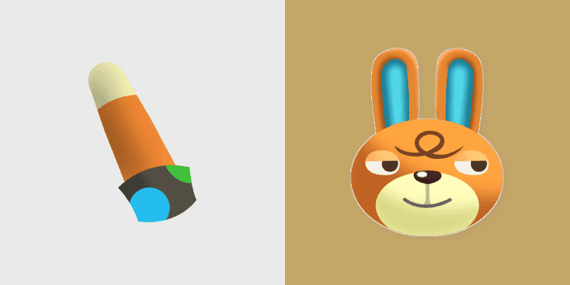 Cute Cursor Pack - Animal Crossing Claude