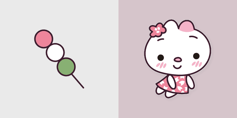 Cute Cursor Pack Hannari Komachi