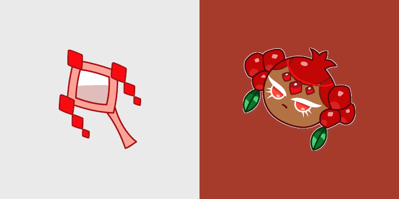 Pomegranate Cookie Cursor Pack