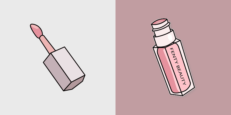 Custom Cursor Pack - Fenty Beauty VSCO Girl