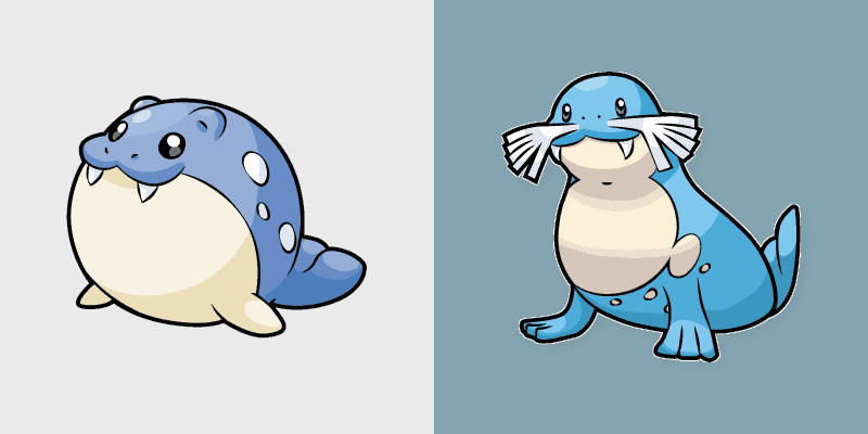 Cute Cursor Pack - Spheal and Sealeo