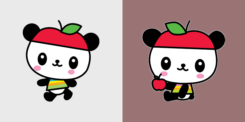 Kawaii Cursor Pack - Pandapple