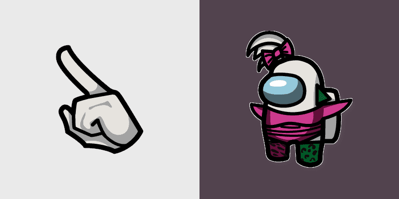 Among Us Custom Cursor Pack: FNAF Glamrock Chica