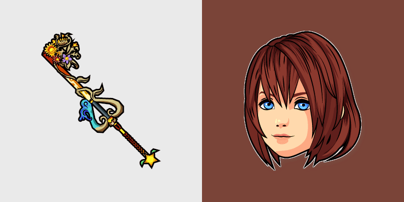 Kingdom Hearts Custom Cursor Pack - Kairi and Destiny