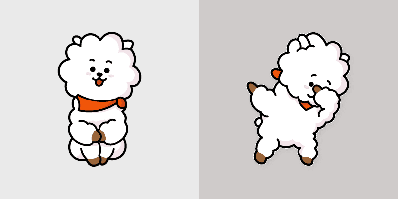 Cute BT21 RJ Cursor Pack