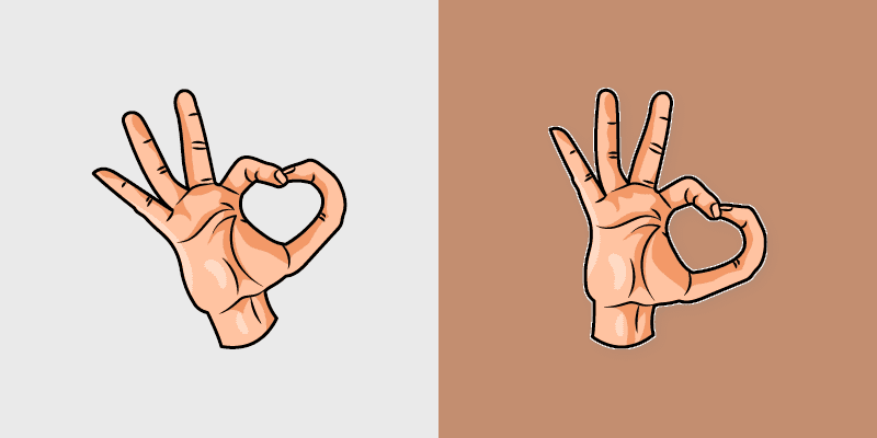 Heart Hand Meme Cute Mouse Cursor Pack