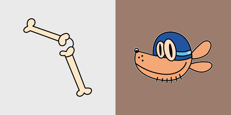 Cute Cursor Dog Man - Superhero Cursor Pack