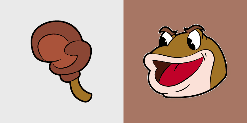 Cuphead Croaks Custom Cursor Pack