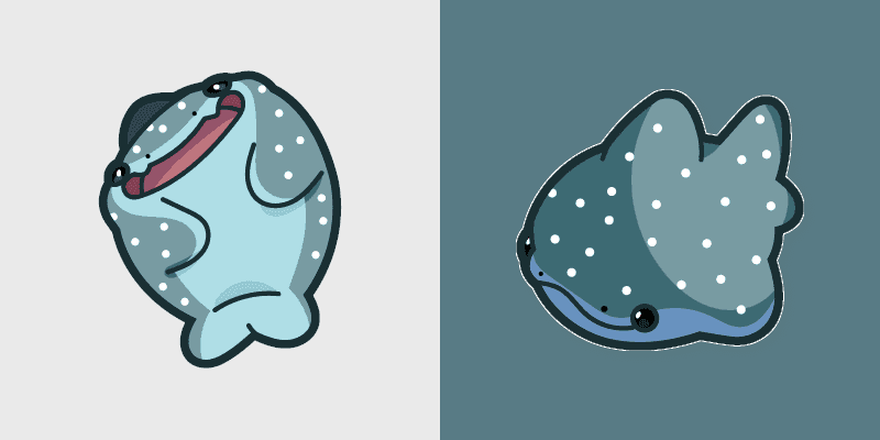 Adorable Whale Cursor Pack
