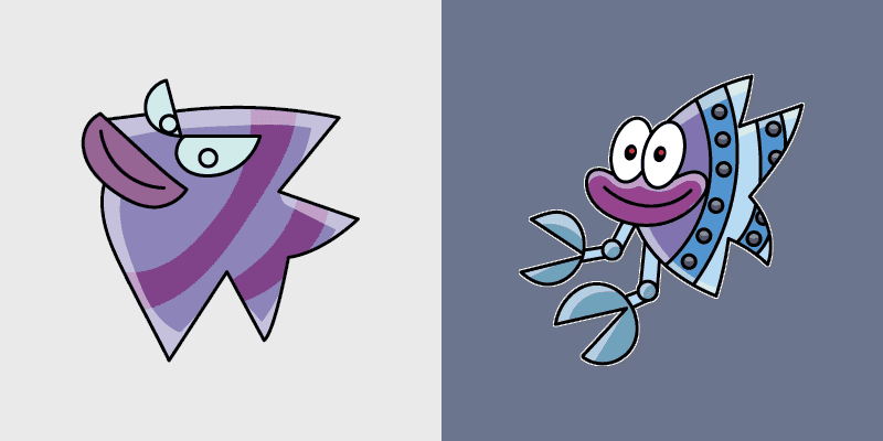 Cute Cursor Flippy - Custom Dog Man Series