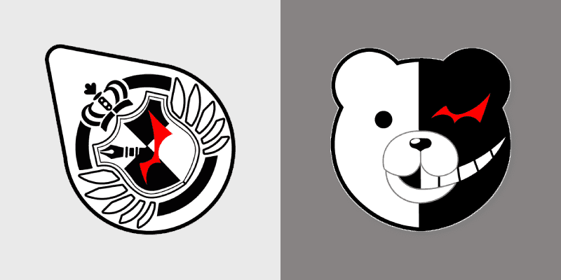 Custom Cursor Pack - Danganronpa Monokuma