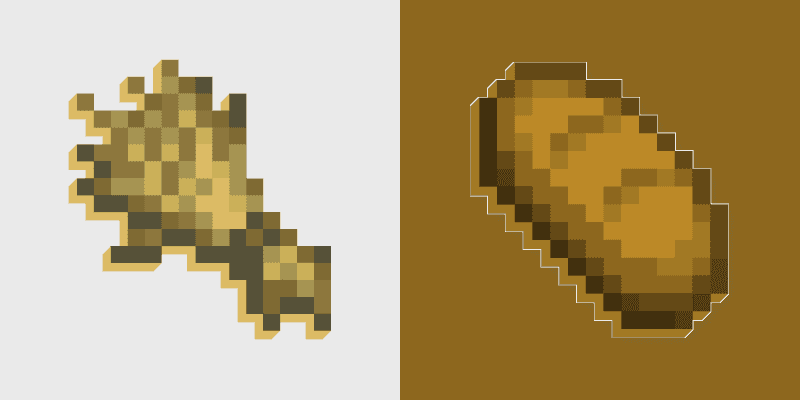 Minecraft Custom Cursor Pack - Wheat & Bread