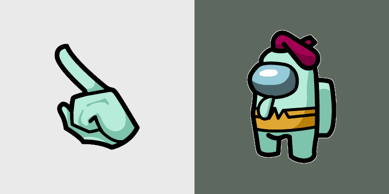 Custom Squidward Tentacles Mouse Cursor Pack