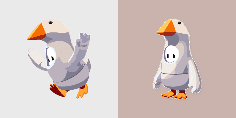 Cute Cursor - Fall Guys The Goose Pack