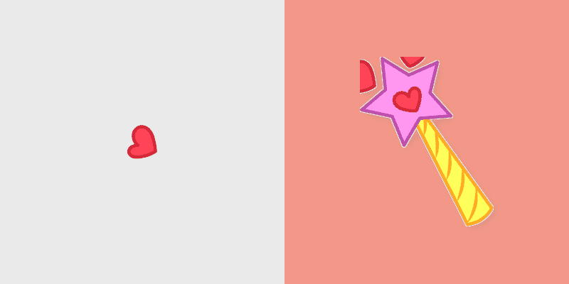 Adorable Blow Kiss Cute Unicorn and Duck Cursor Pack