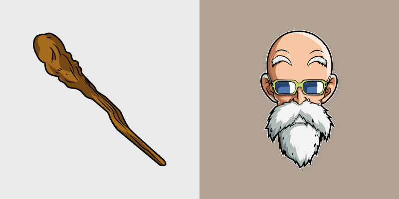 Master Roshi Cute Cursor Pack