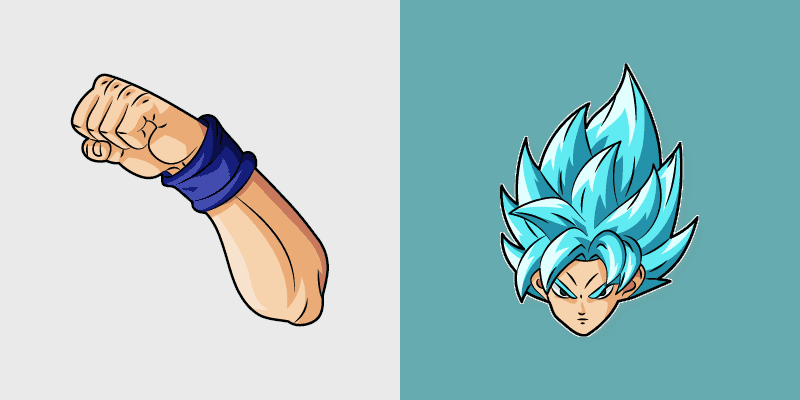Super Saiyan Blue Cute Cursor Pack