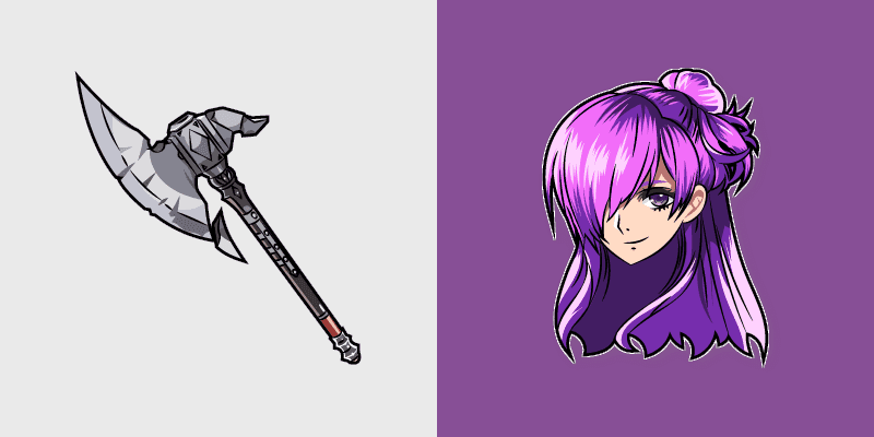 Custom Cute Cursor - Fire Emblem Shez War-Axe Pack