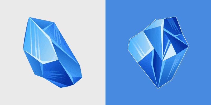 Cute Cursor Pack - Icy Blue Zircon