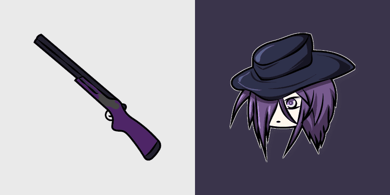 Custom Cursor Pack: Gacha Life Demon Hunter