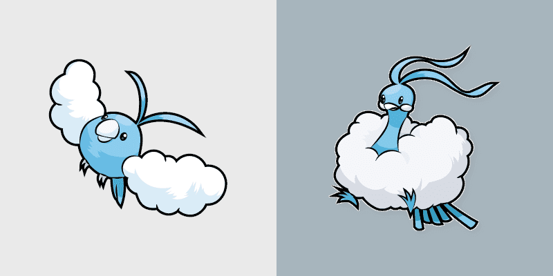 Cute Cursor Pack - Swablu and Altaria