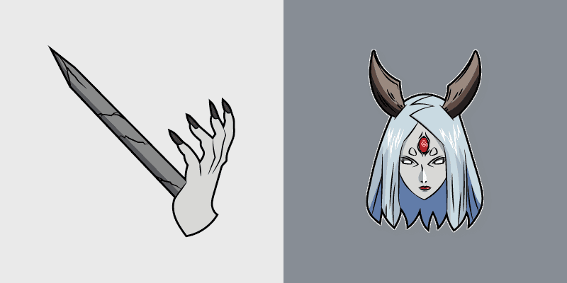 Kaguya Otsutsuki Cute Cursor Pack