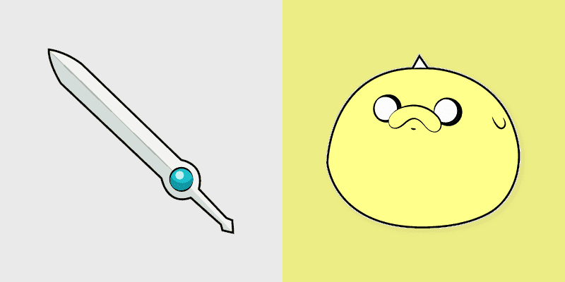 Adventure Cursor Pack - Beth and Sword