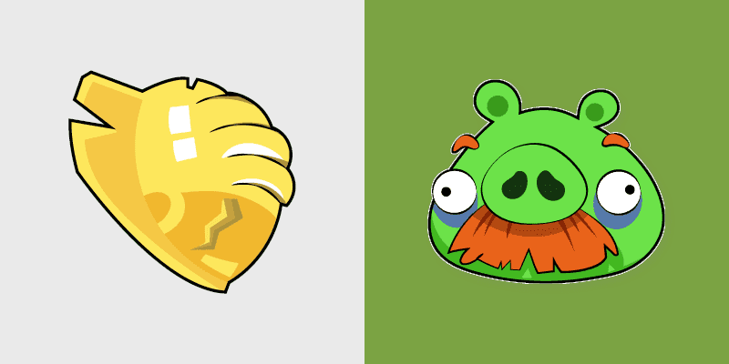 Angry Birds Foreman Pig Cursor Pack