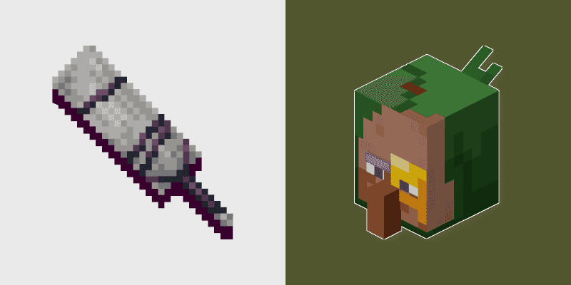 Minecraft Custom Cursor Pack - Boneclub & Merchant