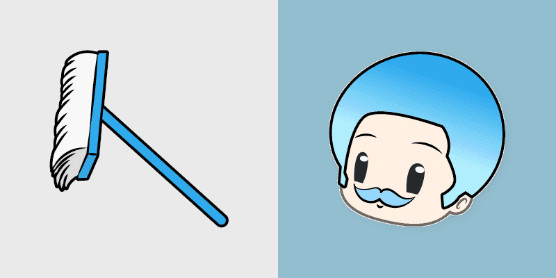 Cute Cursor Janitor Bob